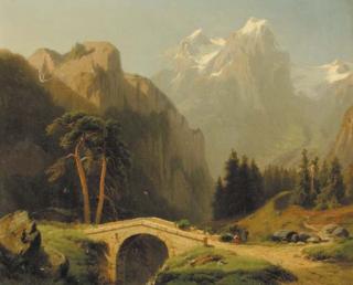 Jacobus Nicolaas Tjarda Van Starkenborgh Stachouwe - An Alpine valley