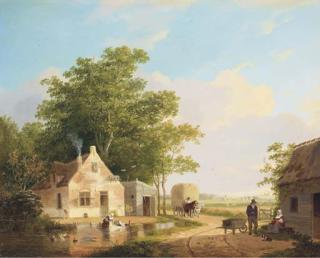 Jacobus Van Der Stok - A Country Idyll
