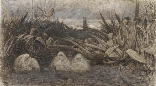 Jacobus Van Looy - Kerkhof in Tanger