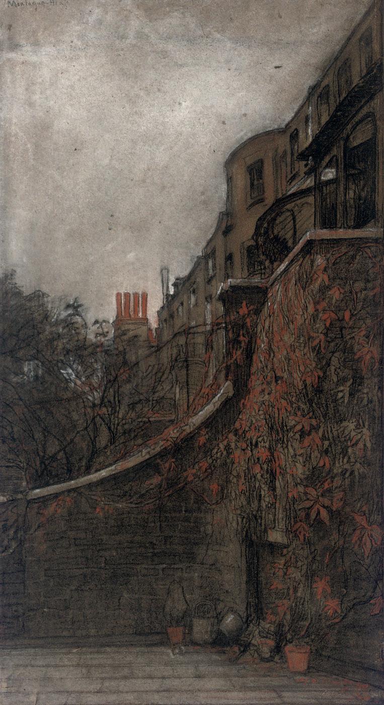 Jacobus van Looy - Montague-house: the backgardens of Montague, London