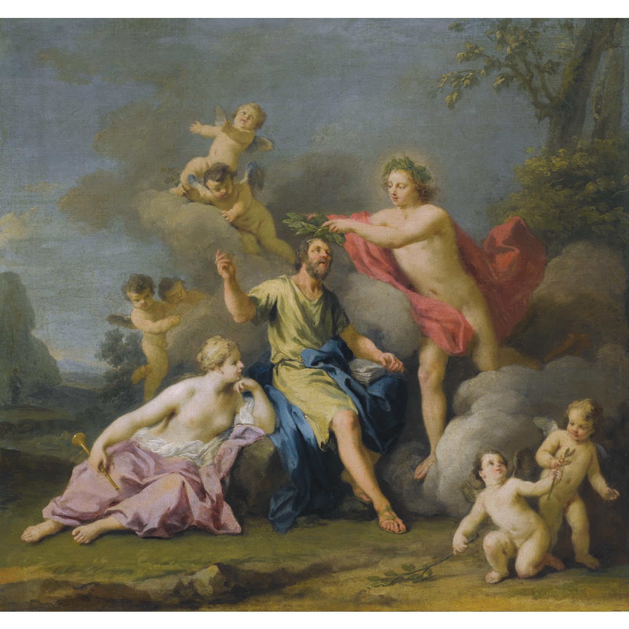 Jacopo Amigoni - The Crowning Of Homer