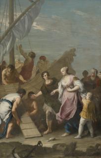Jacopo Amigoni - The Embarkation Of Helen Of Troy