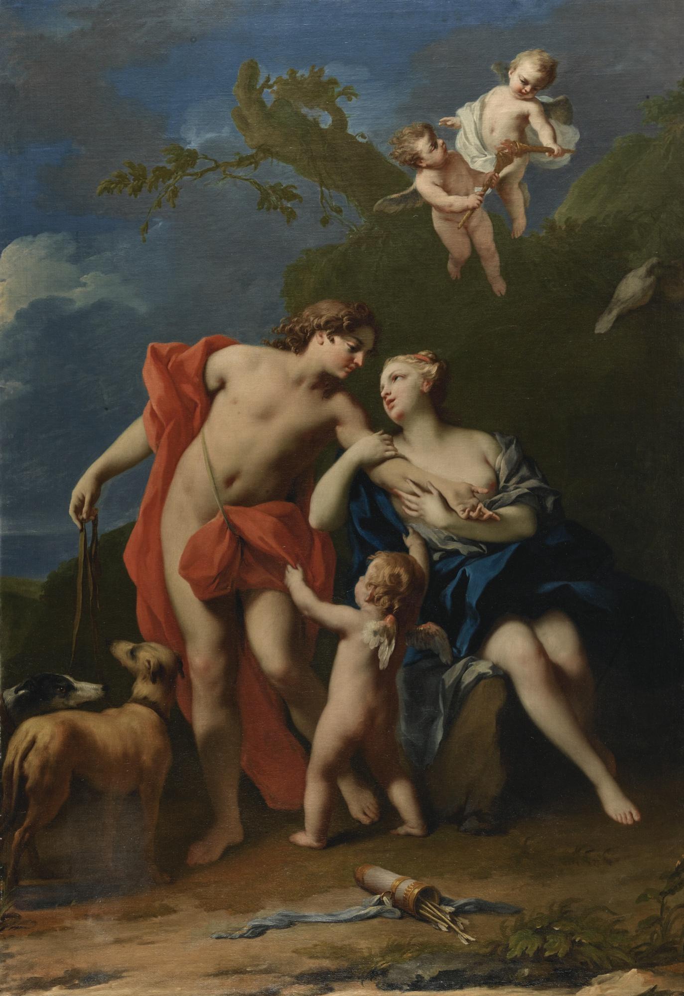 Jacopo Amigoni - Venus And Adonis