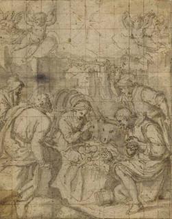 Jacopo Chimenti - The Adoration of the Shepherds
