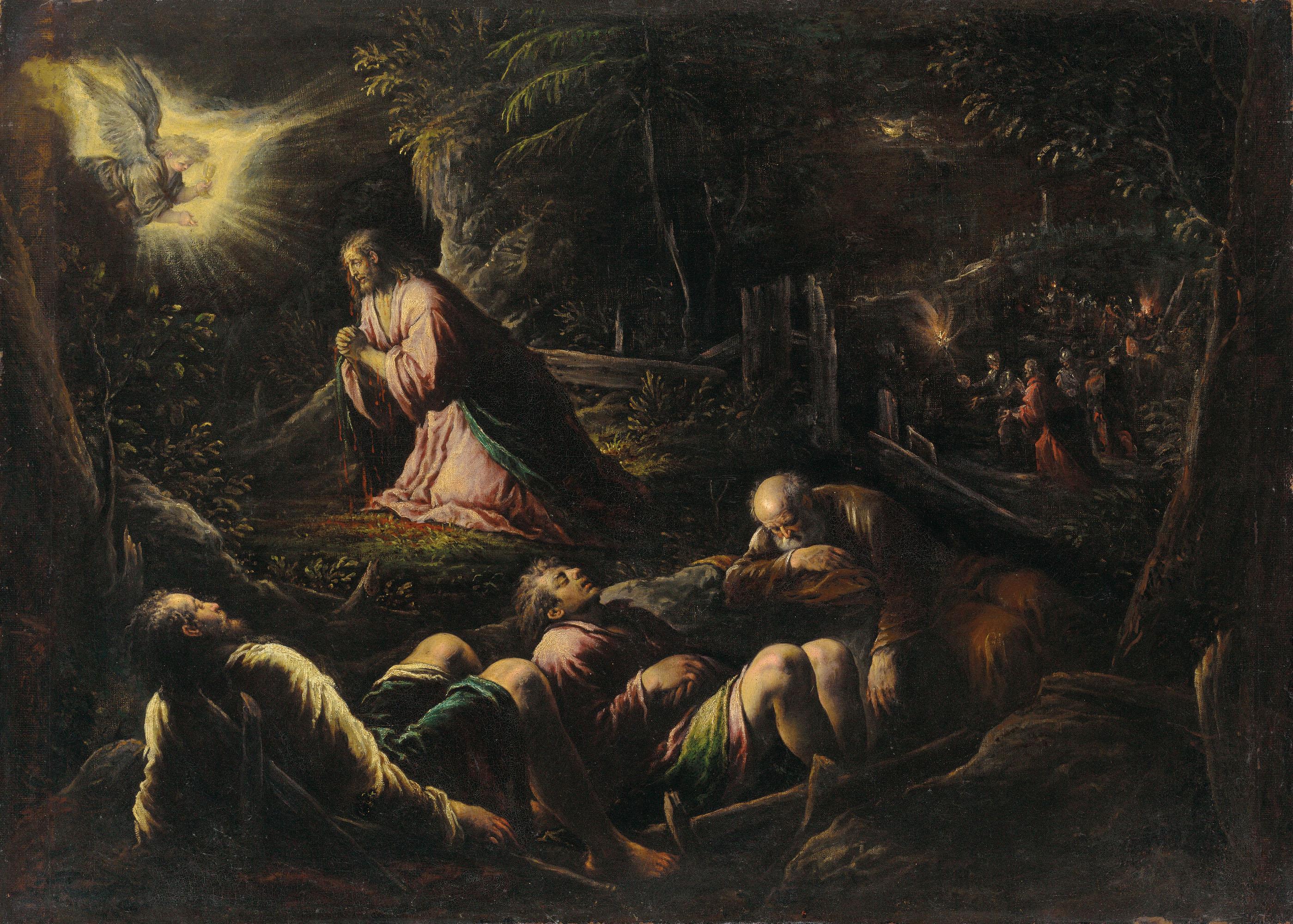 Jacopo Da Ponte, Called Jacopo Bassano - The Agony in the Garden
