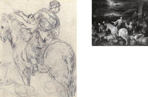 Jacopo Da Ponte - A woman on a horse