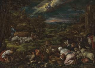 Jacopo Da Ponte - The angel appearing to the shepherds