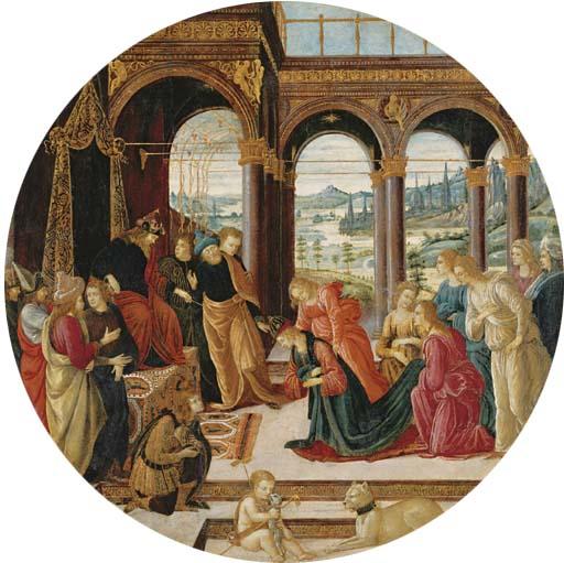 Jacopo Del Sellaio - Esther Before Ahasuerus