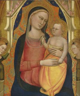Jacopo Di Cione - Madonna and Child with Angels