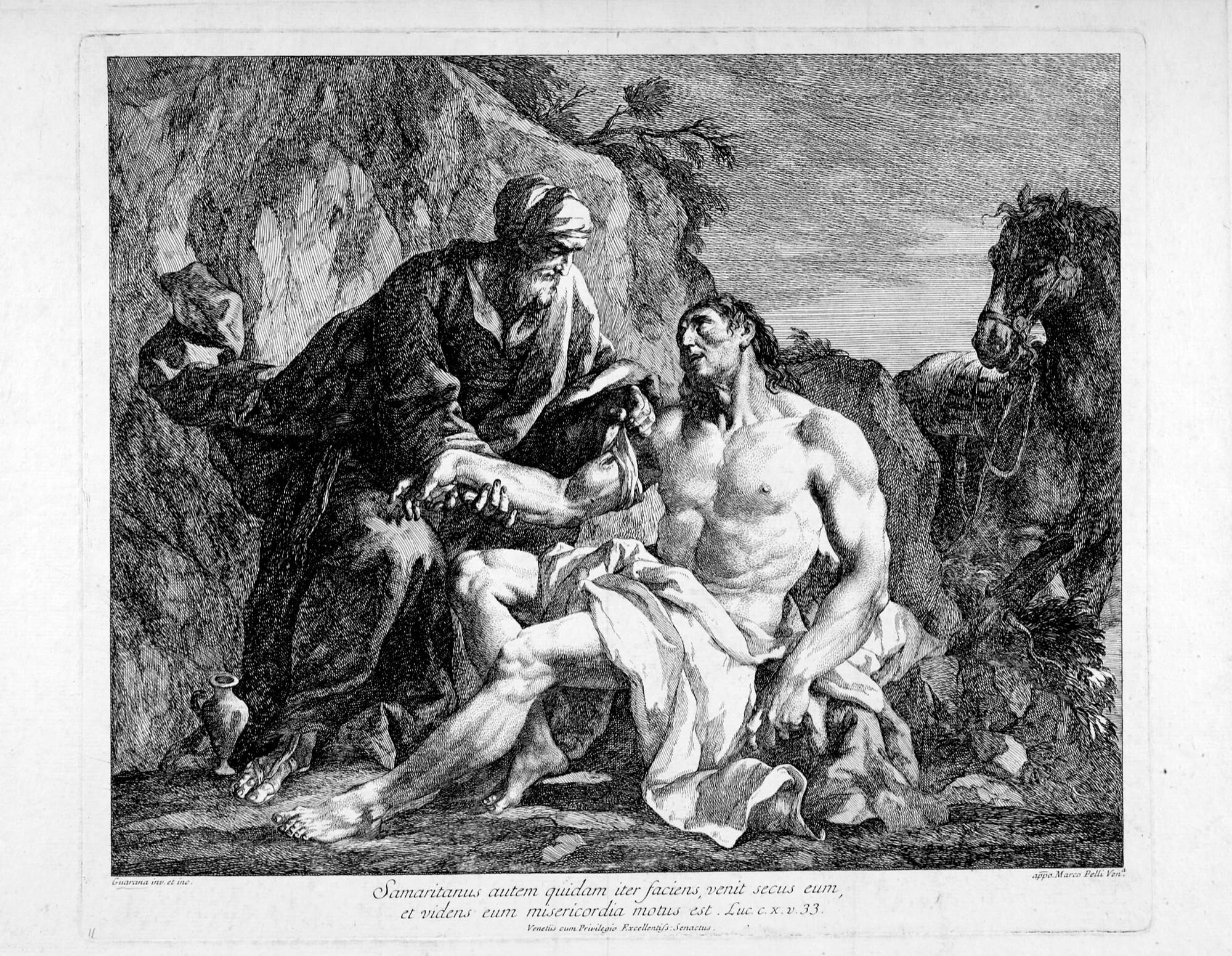 Jacopo Guarana - Der barmherzige Samariter.