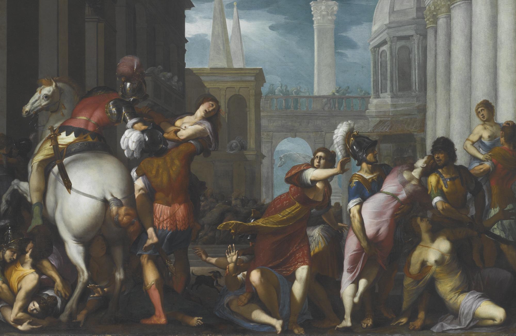 Jacopo Ligozzi - The Abduction Of The Sabine Women