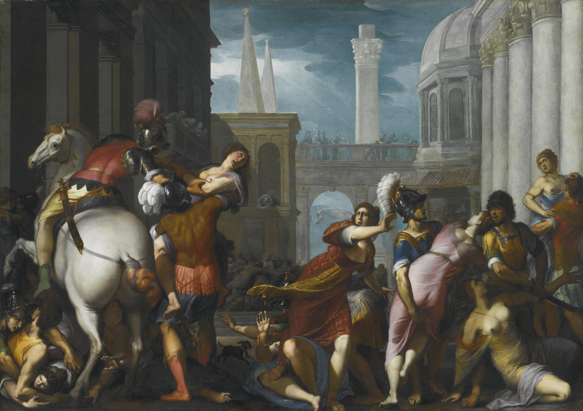 Jacopo Ligozzi - The Abduction Of The Sabine Women
