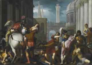 Jacopo Ligozzi - The Abduction Of The Sabine Women