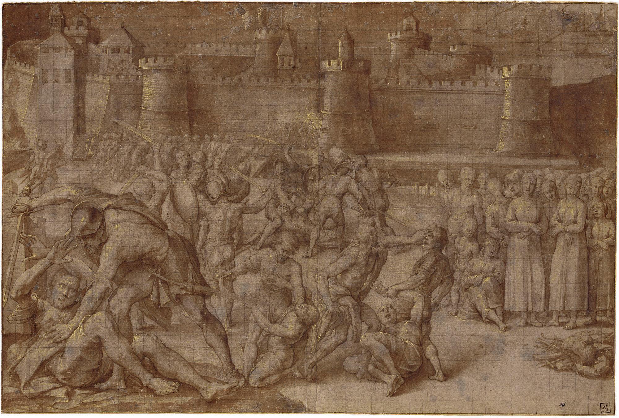 Jacopo Ligozzi - The Fall of Preveza