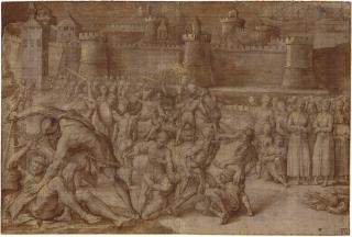 Jacopo Ligozzi - The Fall of Preveza