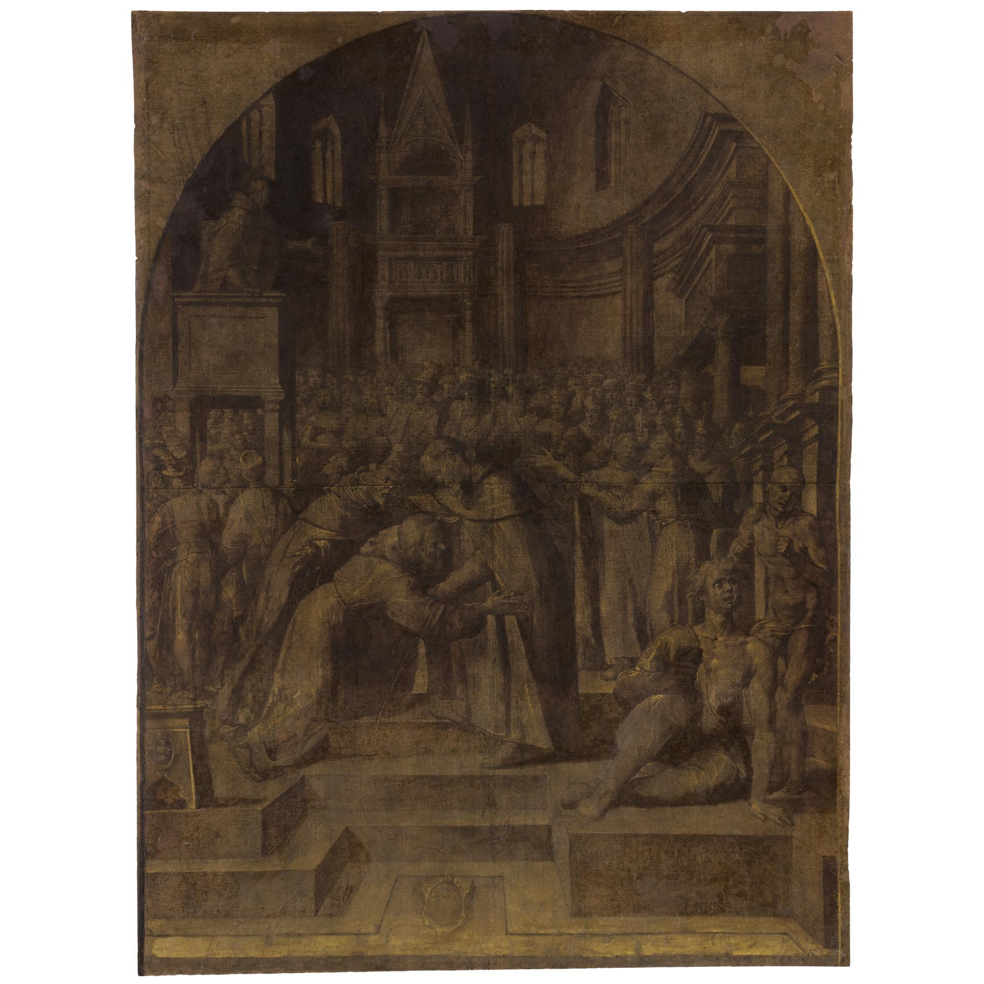 Jacopo Ligozzi - The Meeting Of Ss. Francis And Dominic, At San Giovanni In Laterano
