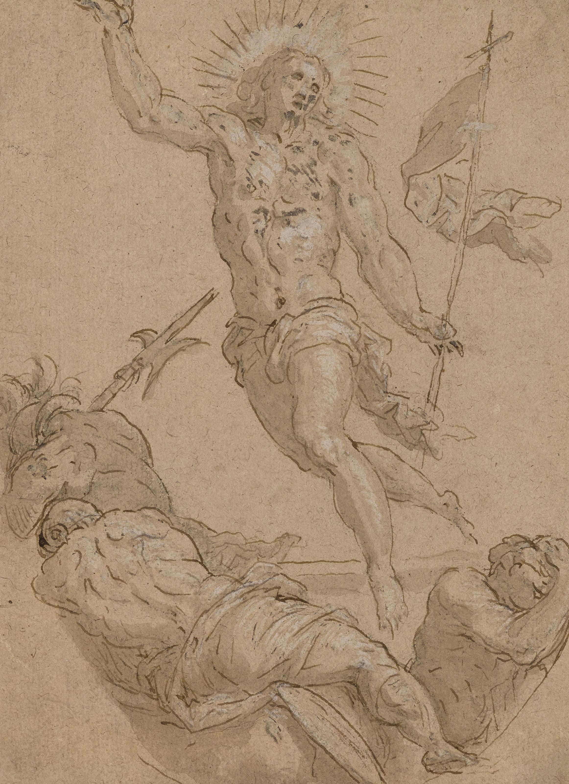 Jacopo Negretti Dit Palma Il Giovane - La Résurrection du Christ