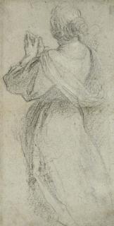 Jacopo Negretti - A praying woman, seen from behind