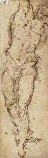 Jacopo Negretti - Etude d\'homme debout