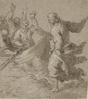 Jacopo Negretti - Le Christ Appelant Simon Et André