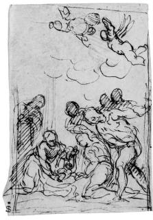 Jacopo Negretti - The Adoration of the Shepherds