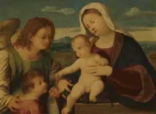 Jacopo Negretti - The Madonna and Child with Tobias and the Angel