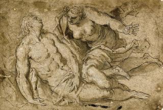 Jacopo Negretti - Venus discovering the dead Adonis