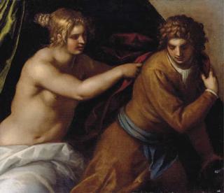 Jacopo Palma Il Giovane - Joseph and Potiphar\'s wife