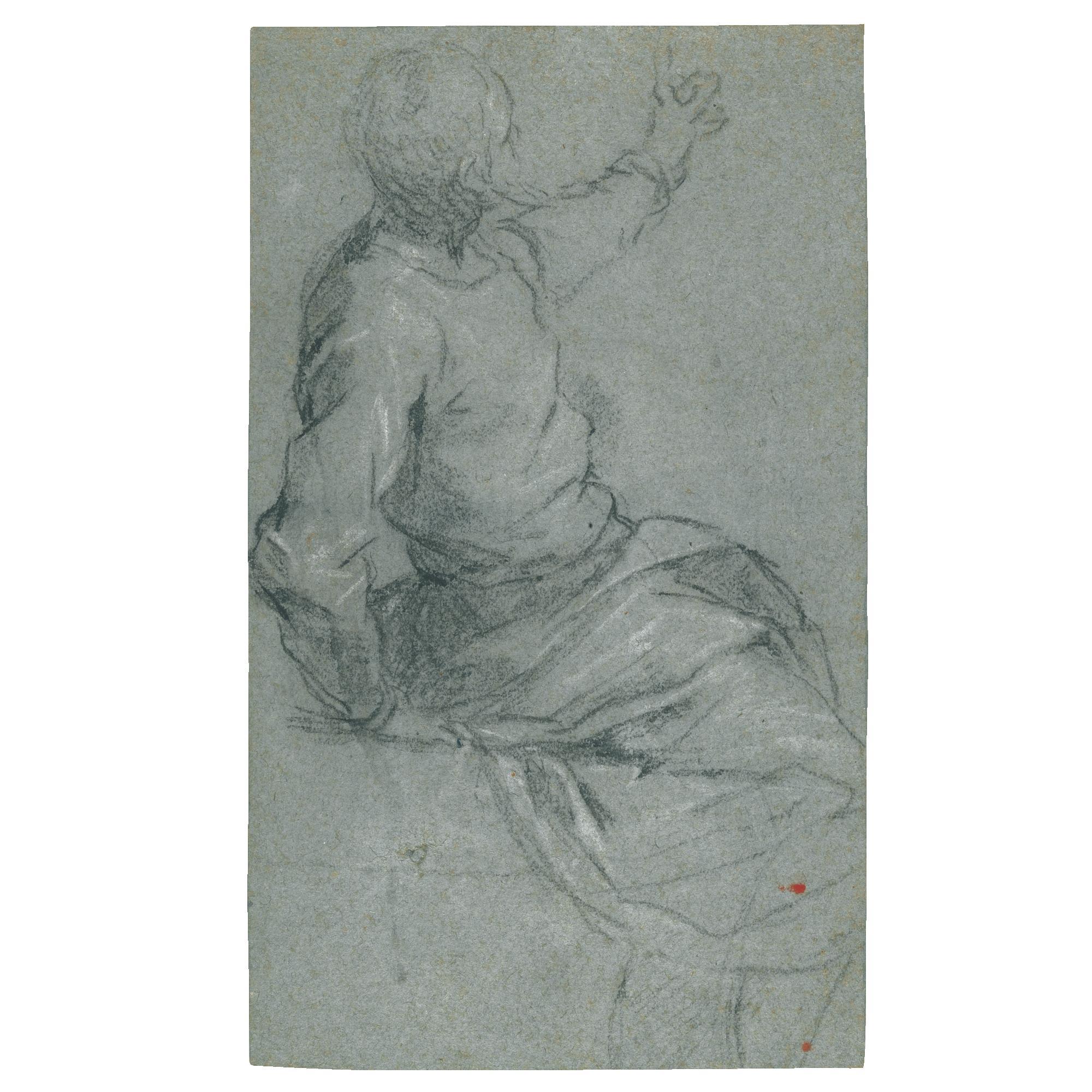 Jacopo Palma - A Seated Apostle