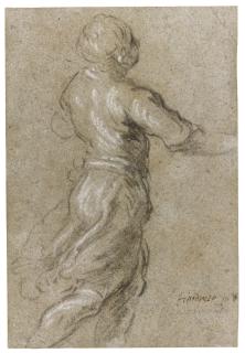 Jacopo Palma - A Standing Figure, His Right Arm Outstretched