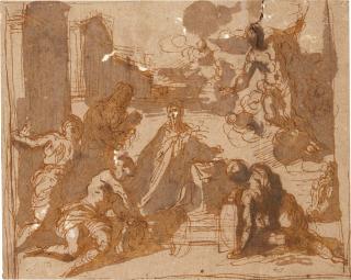 Jacopo Palma - Christ Appearing To Doge Pasquale Cicogna