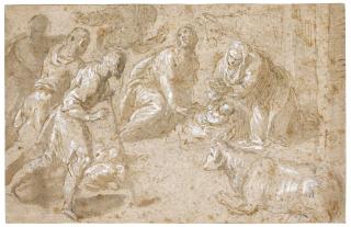 Jacopo Palma - The Adoration Of The Shepherds