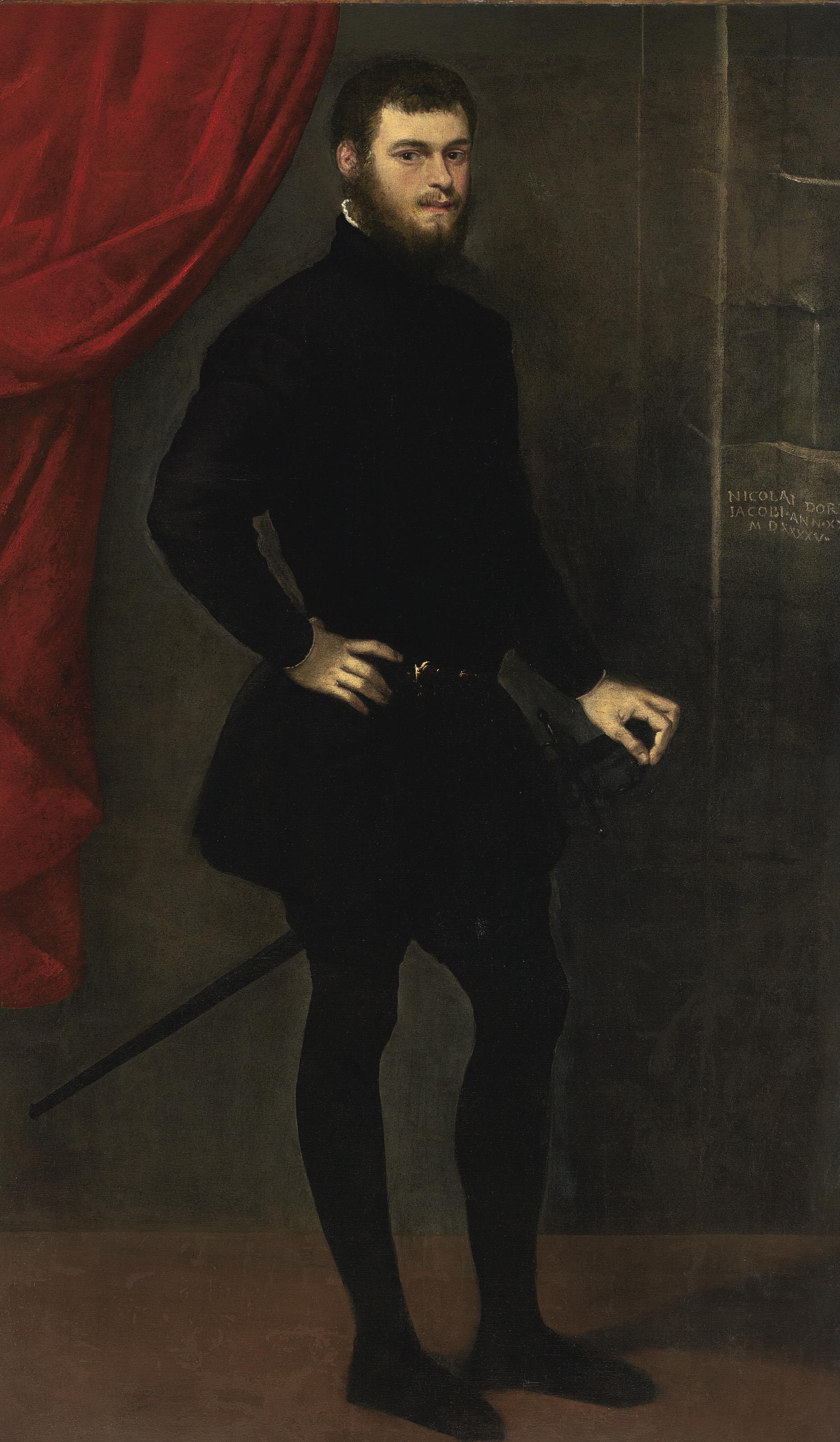 Jacopo Robusti - Portrait Of Nicolò Doria