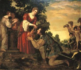 Jacopo Vignali - Rebecca and Eliezer at the Well