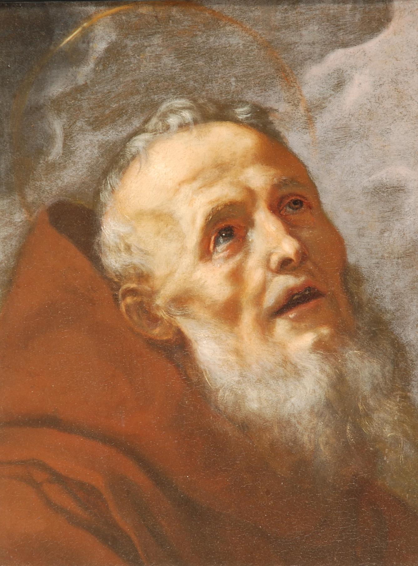 Jacopo Vignali - Testa di Santo francescano