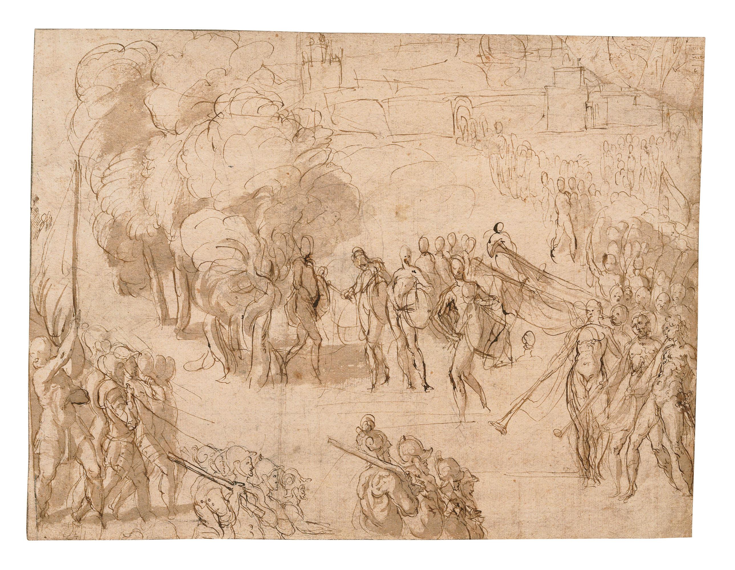 Jacopo Zanguidi, Il Bertoia - The return of Pier Maria de’ Rossi to Parma in 1470 and his declaration as Father of his Country