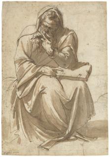Jacopo Zanguidi - A seated evangelist