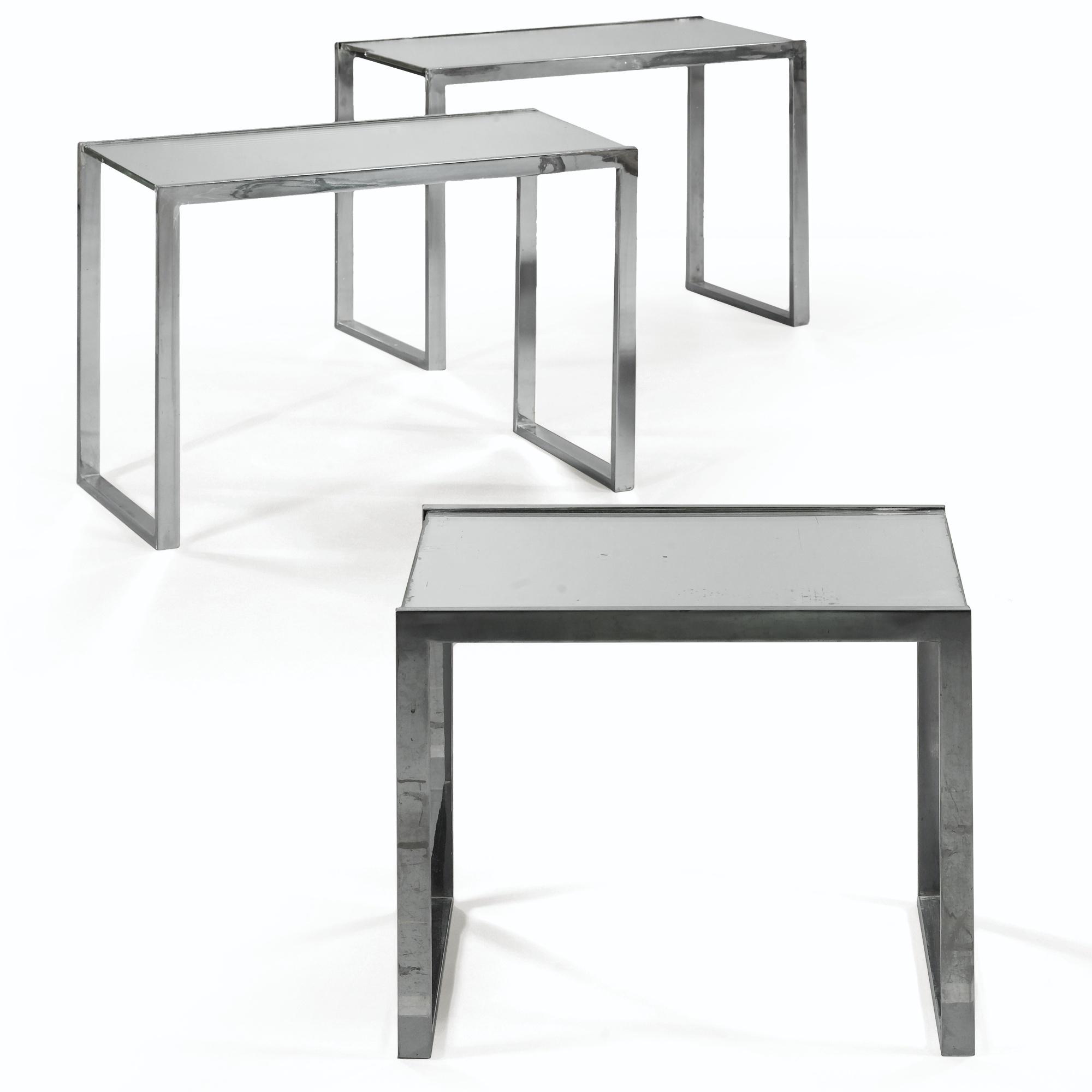 Jacques Adnet - Trois Tables Gigognes
