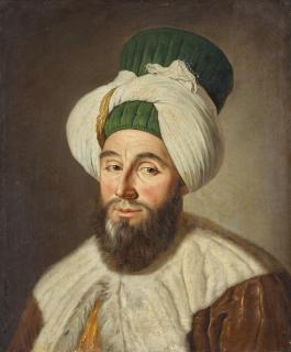 Jacques-André-Joseph Aved - Portrait En Buste De Mehemet Saïd Pacha, Bey De Roumélie (?-1761), Ambassadeur Extraordinaire Du Sultan Ottoman Mahmoud Ier (1696-1754)