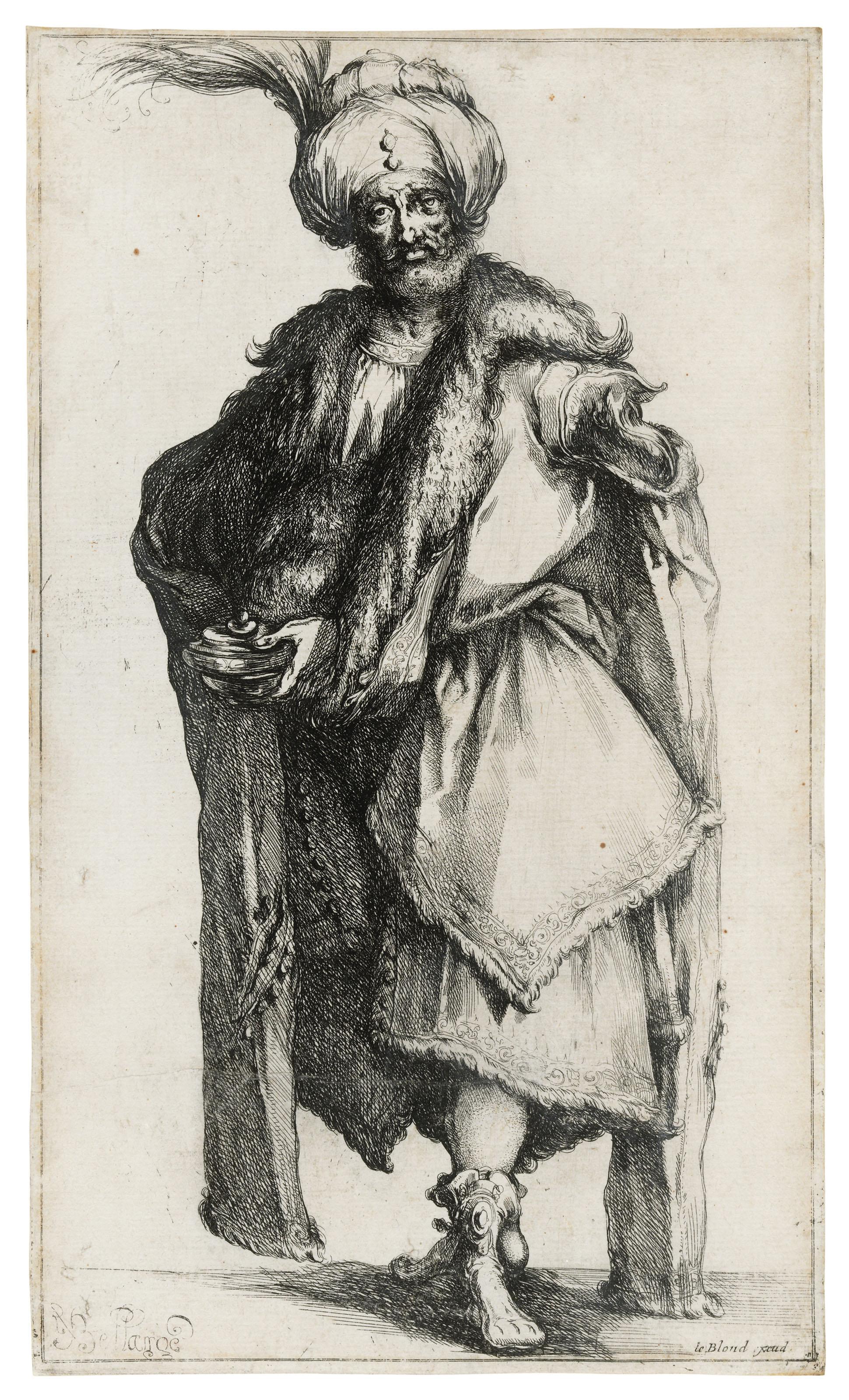 Jacques Bellange - Caspar, from: The Three Magi