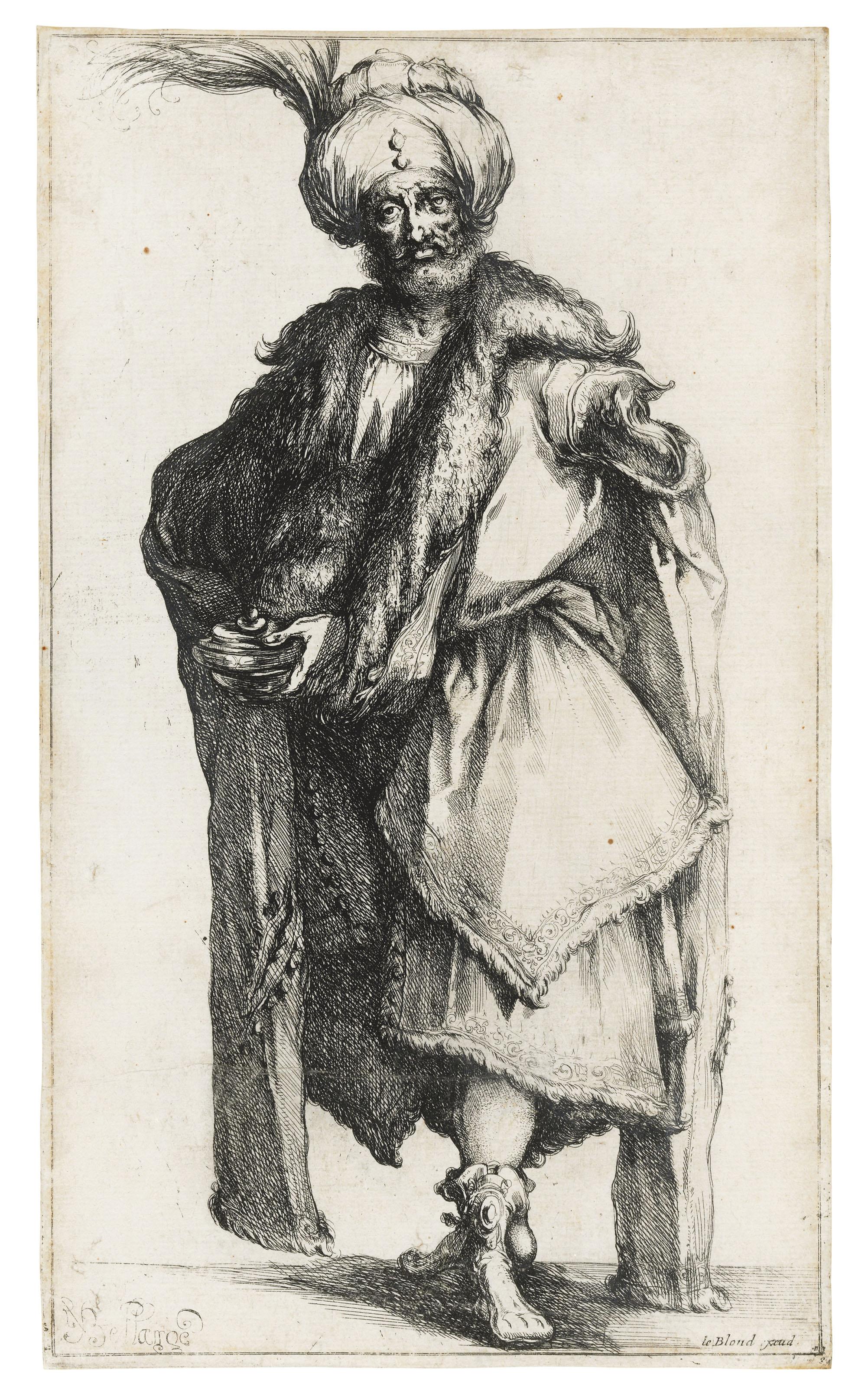 Jacques Bellange - Caspar, from: The Three Magi