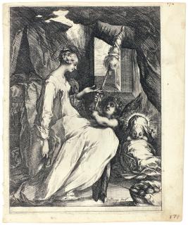 Jacques Bellange - The Virgin And Child With Distaff And An Angel (Walch 9; Griffiths/Hartley 8A)