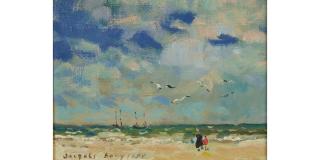 Jacques Bouyssou - A Pair of Beach Scenes: Le Sable Blanc and Les Mouettes, Normandie