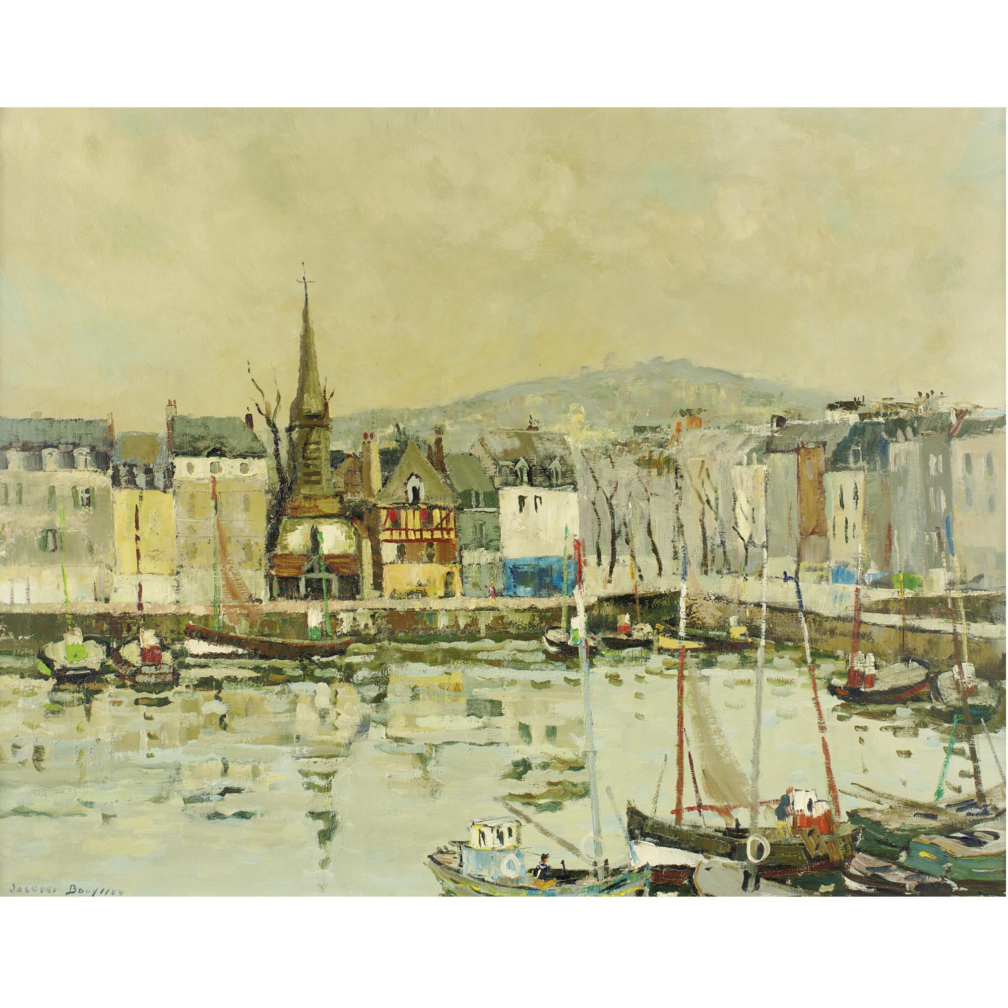 Jacques Bouyssou - Honfleur, Le Vieux Basin