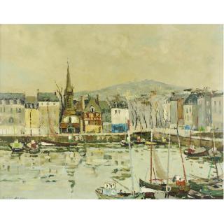 Jacques Bouyssou - Honfleur, Le Vieux Basin
