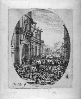 Jacques Callot - Der bethlehemitische Kindermord, zweite Platte.