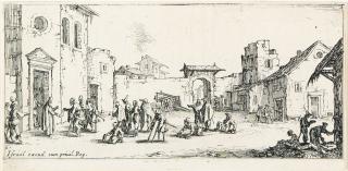 Jacques Callot - Folge von 6 Bll.: Les petites mières de la guerre