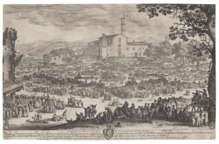 Jacques Callot - La Foire de l\'Impruneta (Première Planche)