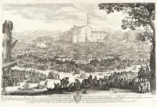 Jacques Callot - La Foire d’Impruneta – Der Jahrmarkt von Impruneta (1. Fassung)