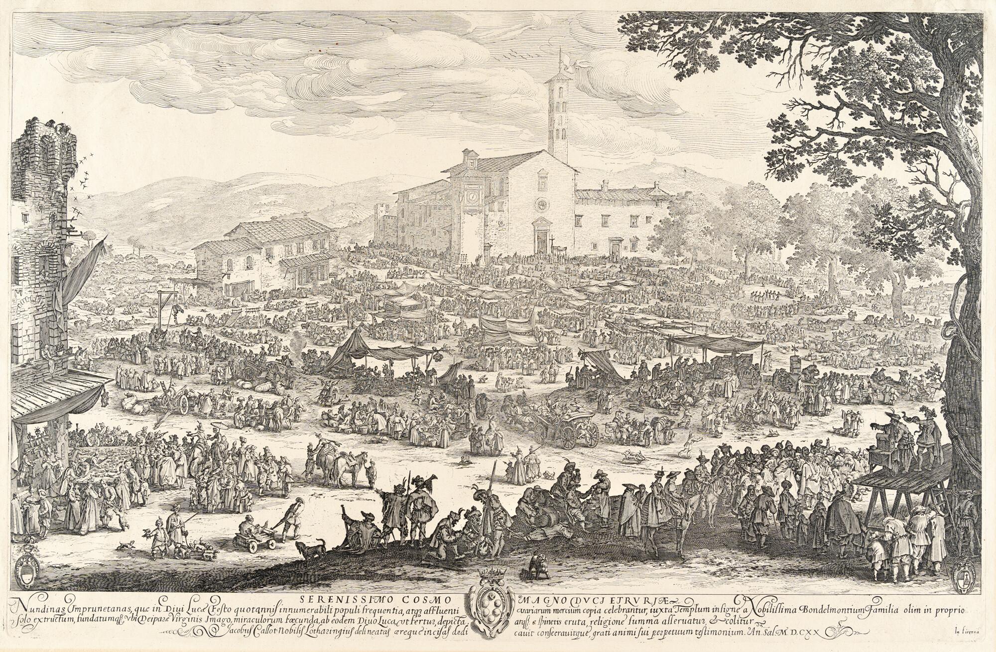 Jacques Callot - La Foire d’Impruneta – Der Jahrmarkt von Impruneta